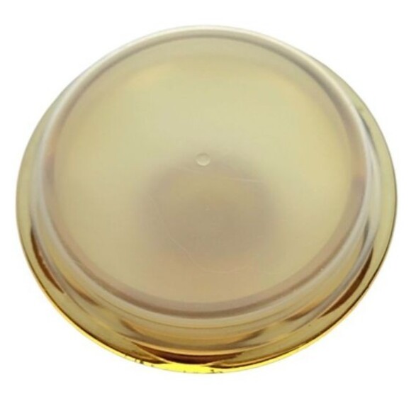 Vintage MCM Amber Glass Thumbprint Bubble Apothecary Canister Candy Jar 8" - Picture 7 of 12